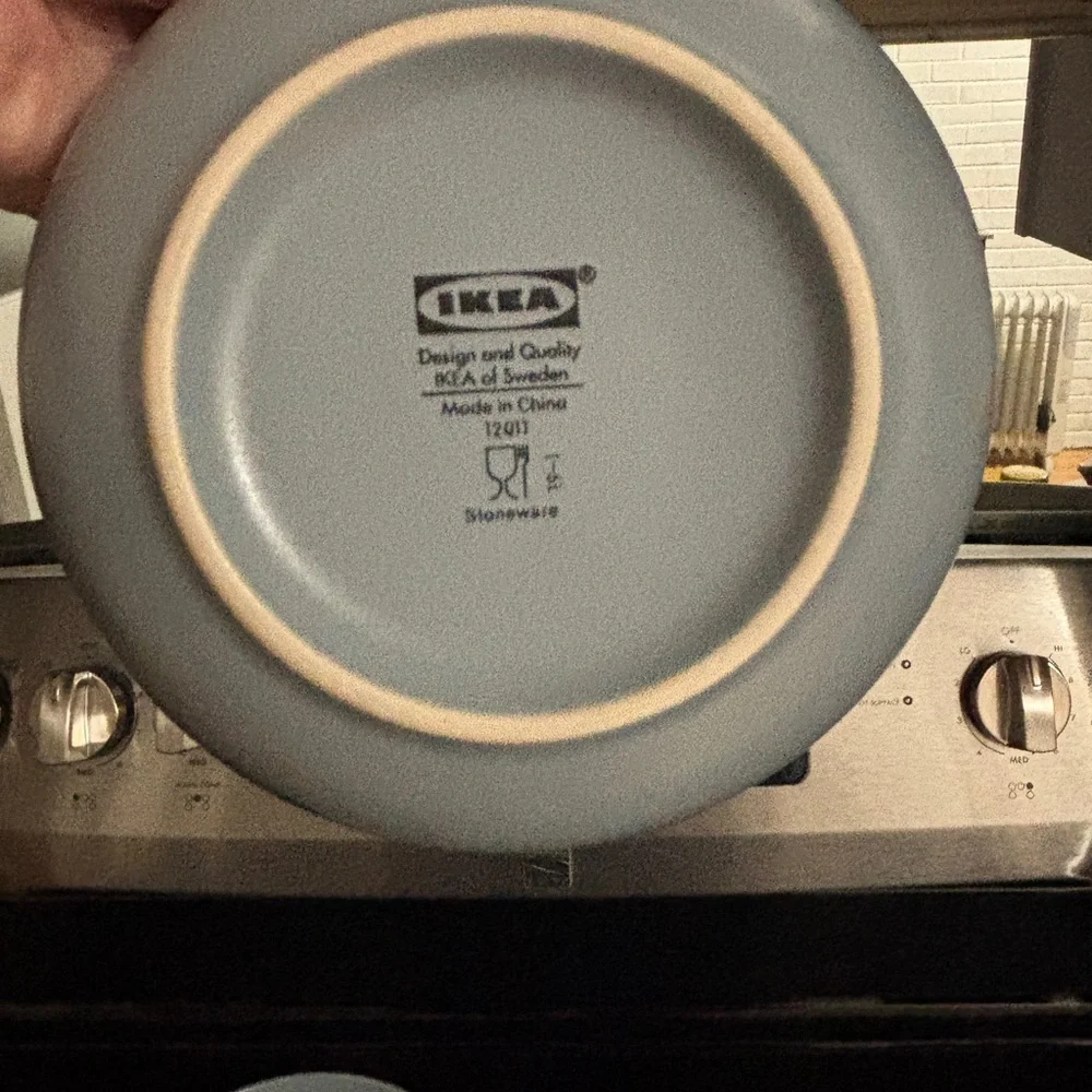 IKEA Stoneware Gray Plate